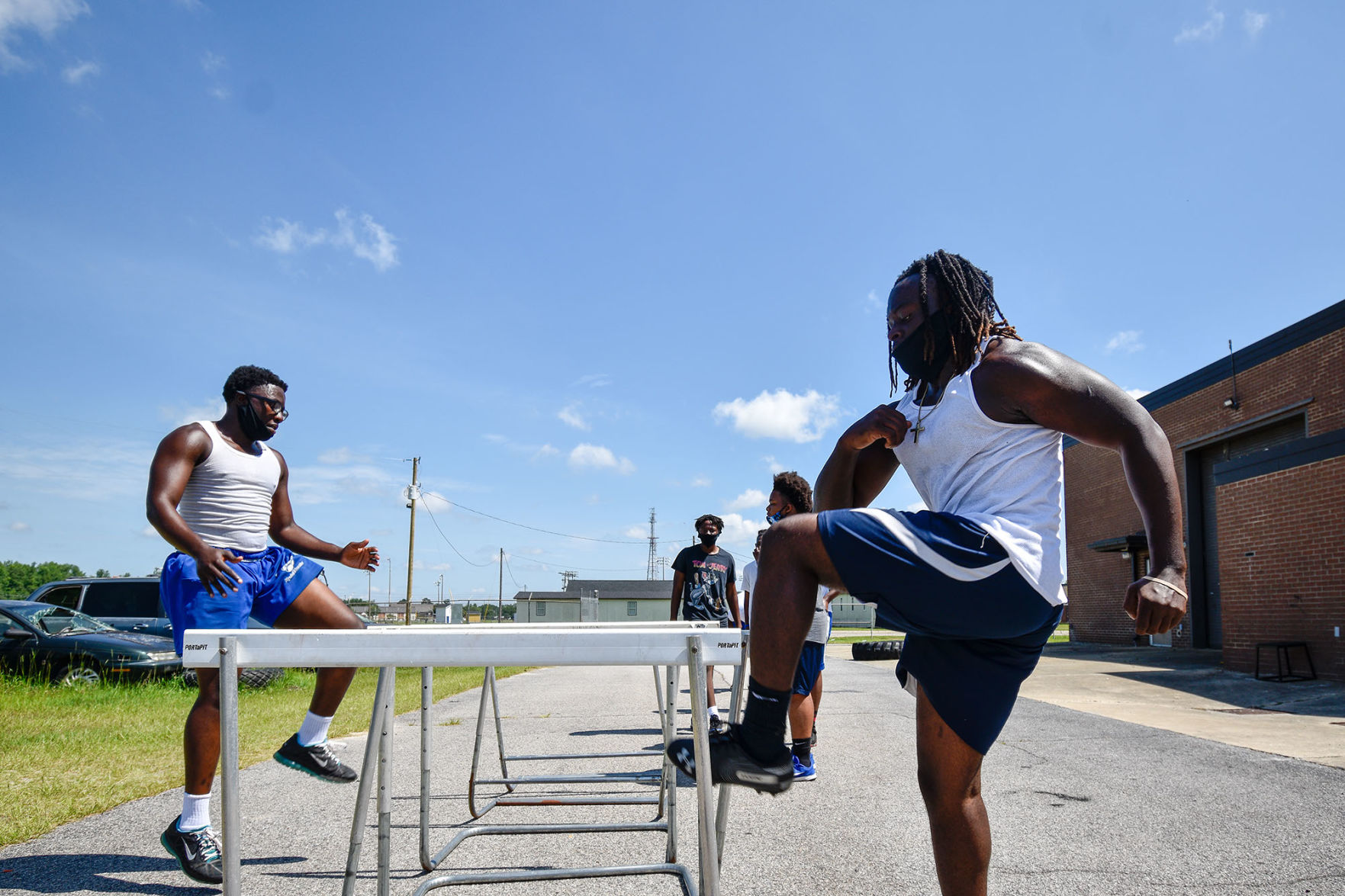 Lake City HS Football Conditioning